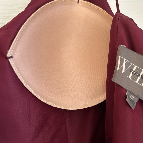 Vera Wang burgundy bridesmaids dress or evening out for special occasion - Picture 5 of 6
